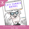 Cute Summer Animals Coloring Pages for Kids and Adults