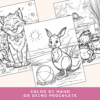 Cute Summer Animals Coloring Pages for Kids and Adults - Image 3